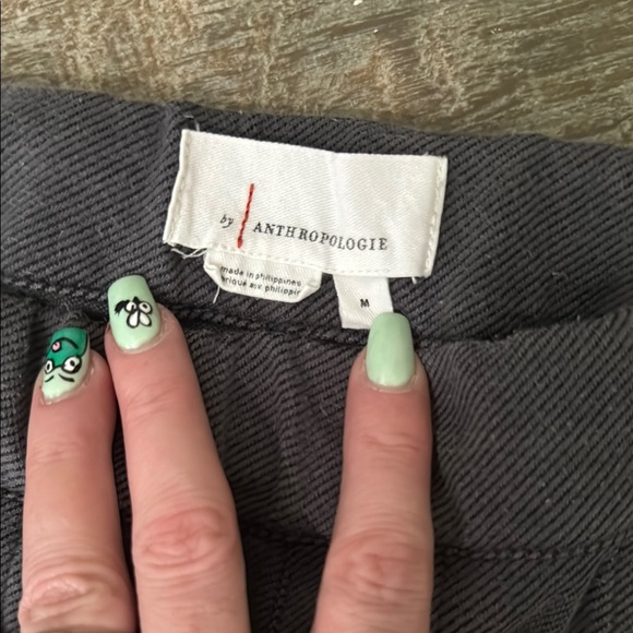 Anthropologie Gray Ankle Pants - Picture 6 of 10